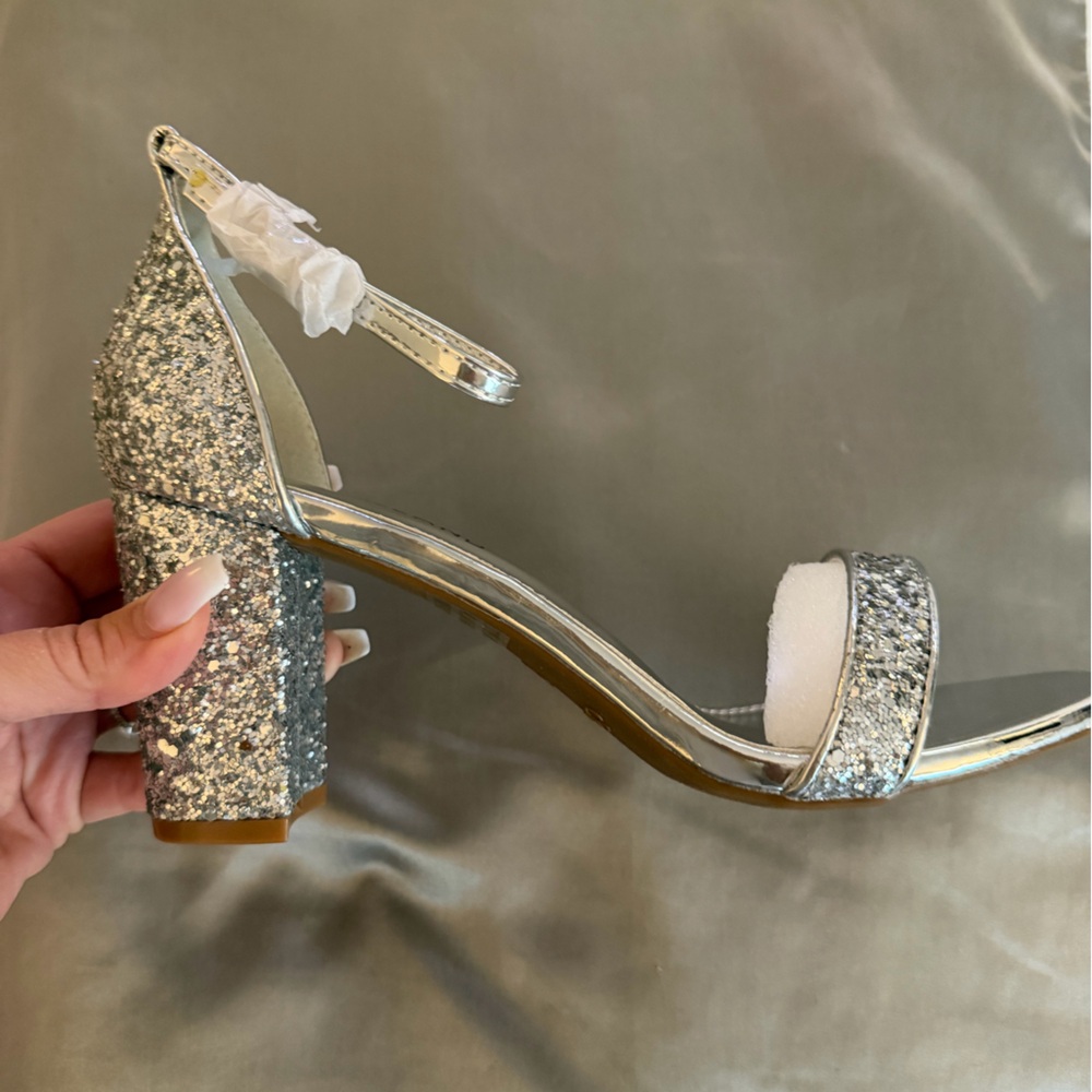 Sparkling Silver Women's Heels